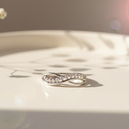 Trisha Silver Ring for Women
