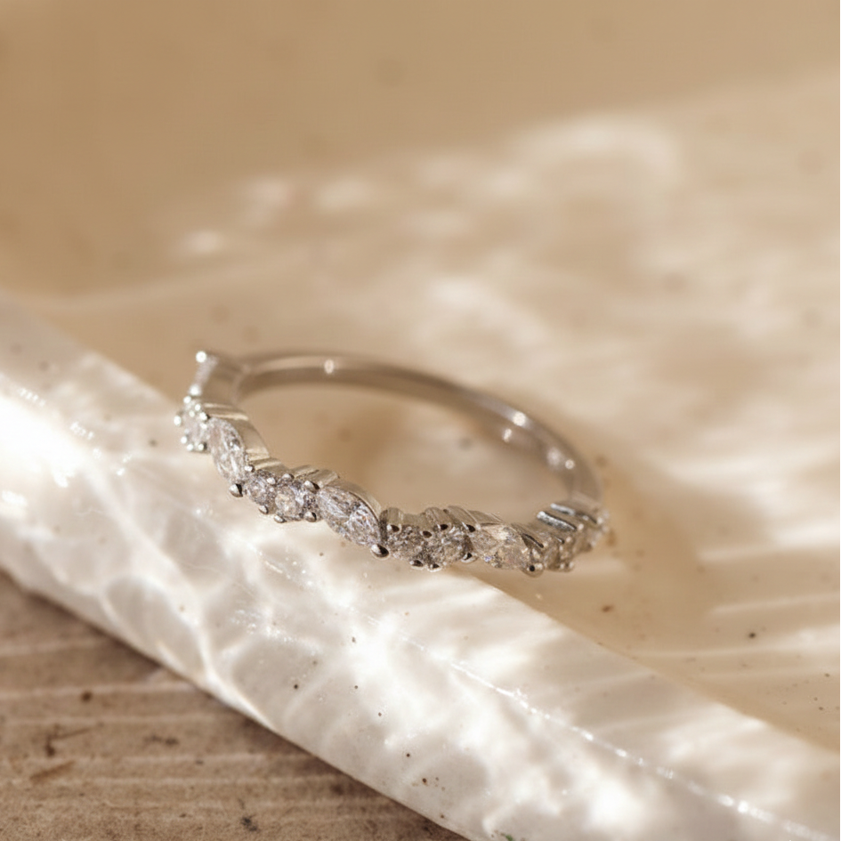 Lipika Silver Ring for Women