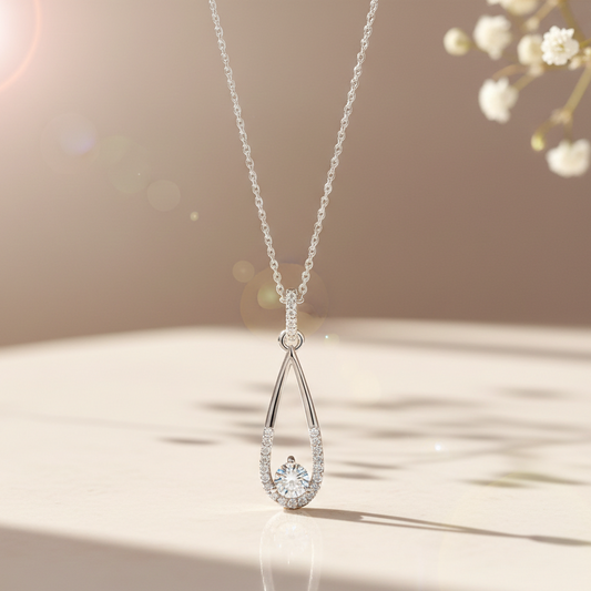 Silver Drop  Pendant