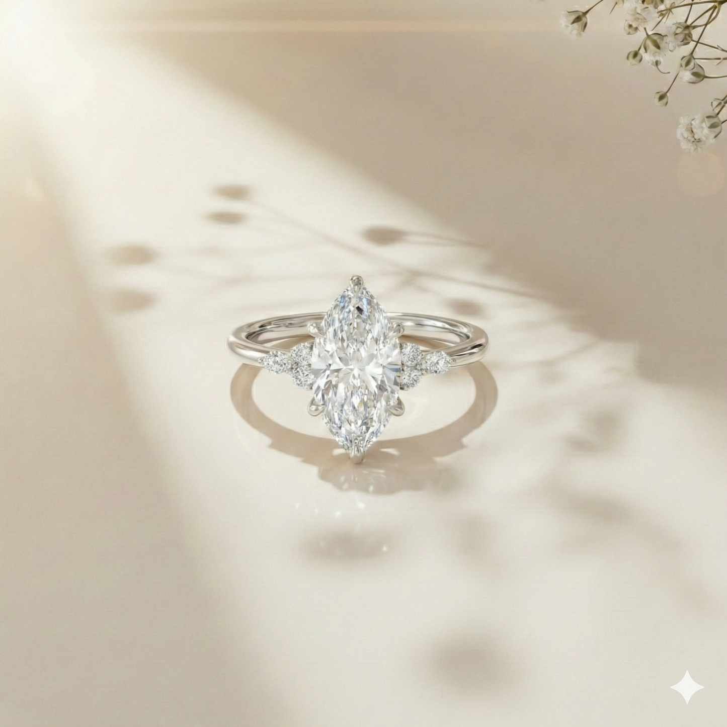 Asmi Silver Ring for Women