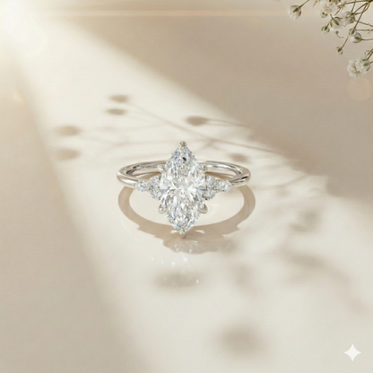 Asmi Silver Ring for Women