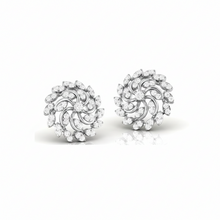 Load image into Gallery viewer, Radiant Petal Swirl Sterling Silver Earrings for Women