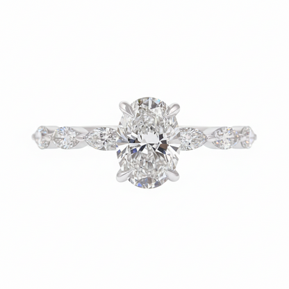 Hridya Silver Ring for Women