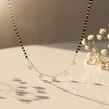 Silver star mangalsutra