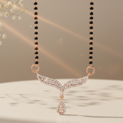Rose Gold Jyot Mangalsutra