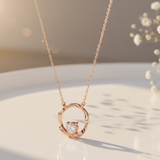 Circle Rose gold Pendant