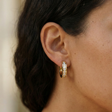 Load image into Gallery viewer, Celeste Diamond hoop bali for her