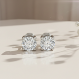 Round 1ct Solitaire Studs for her