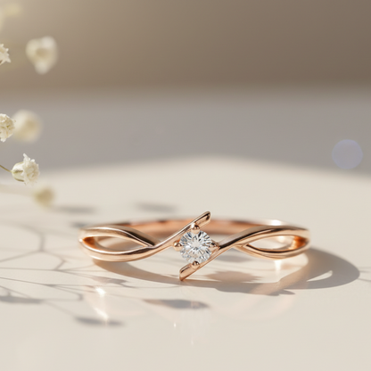 Nitya Silver Ring for Women
