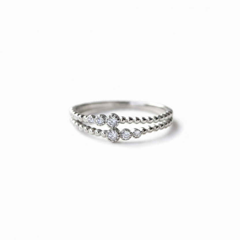 Asmi Silver Ring for Women