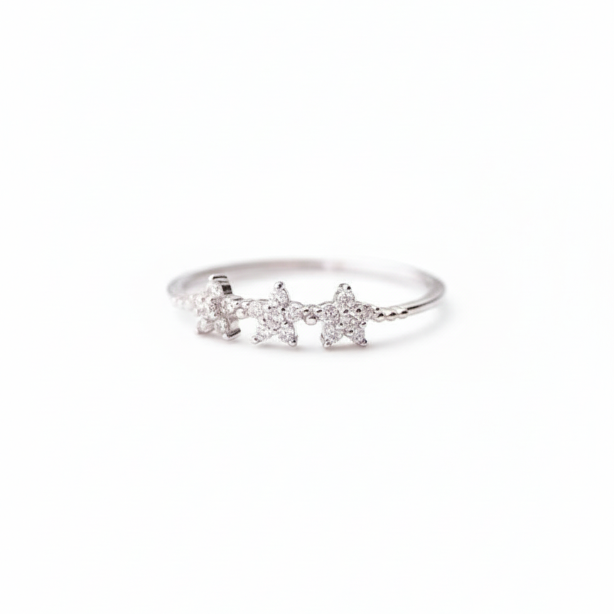 Amulya Silver Ring for Women