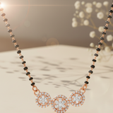 Silver Trinity mangalsutra
