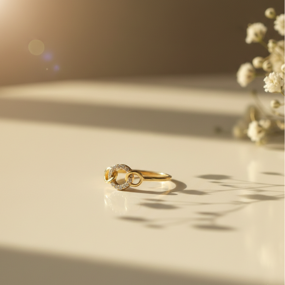 Ishwari Silver Ring for Women