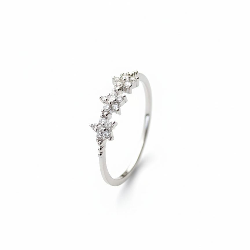 Amulya Silver Ring for Women