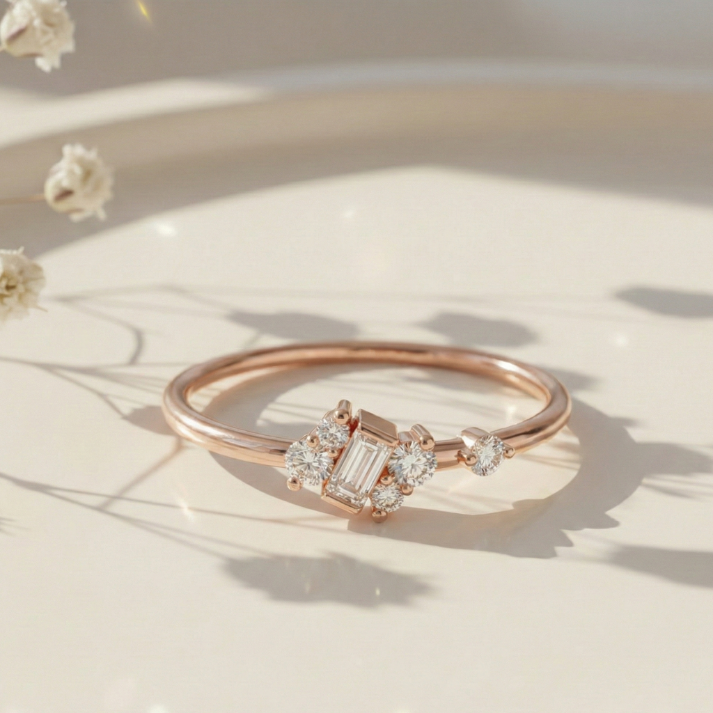 Hridya Silver Ring for Women