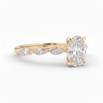 Hridya Silver Ring for Women