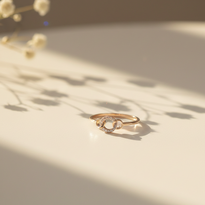 Ishwari Silver Ring for Women