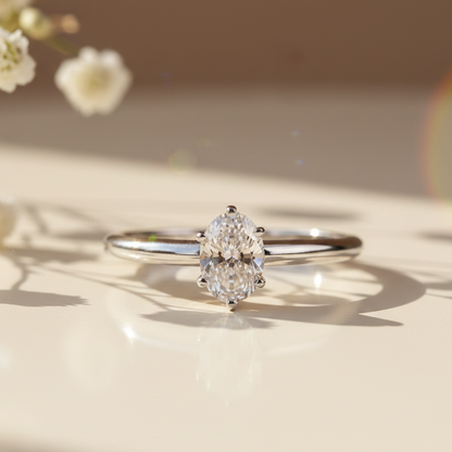 Charu Silver Ring for Women