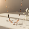 Rose Gold Floral Mangalsutra