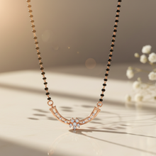 Load image into Gallery viewer, Rose Gold Floral Mangalsutra