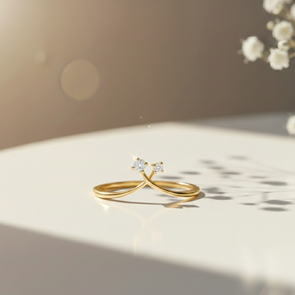 Manvi Silver Ring for Women