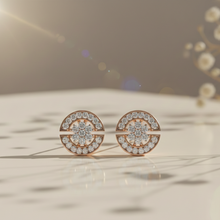 Load image into Gallery viewer, Moon studded earrings