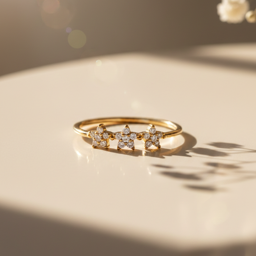 Amulya Silver Ring for Women