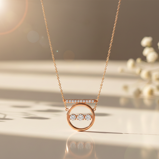 Princess Rose gold Necklace