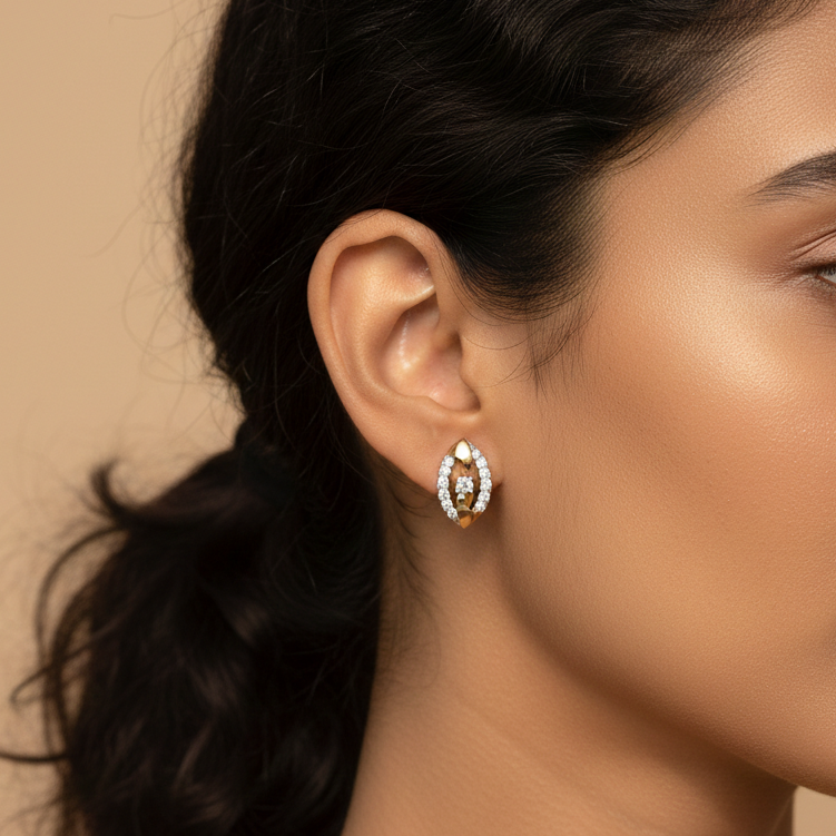 Golden Leaf Earrings