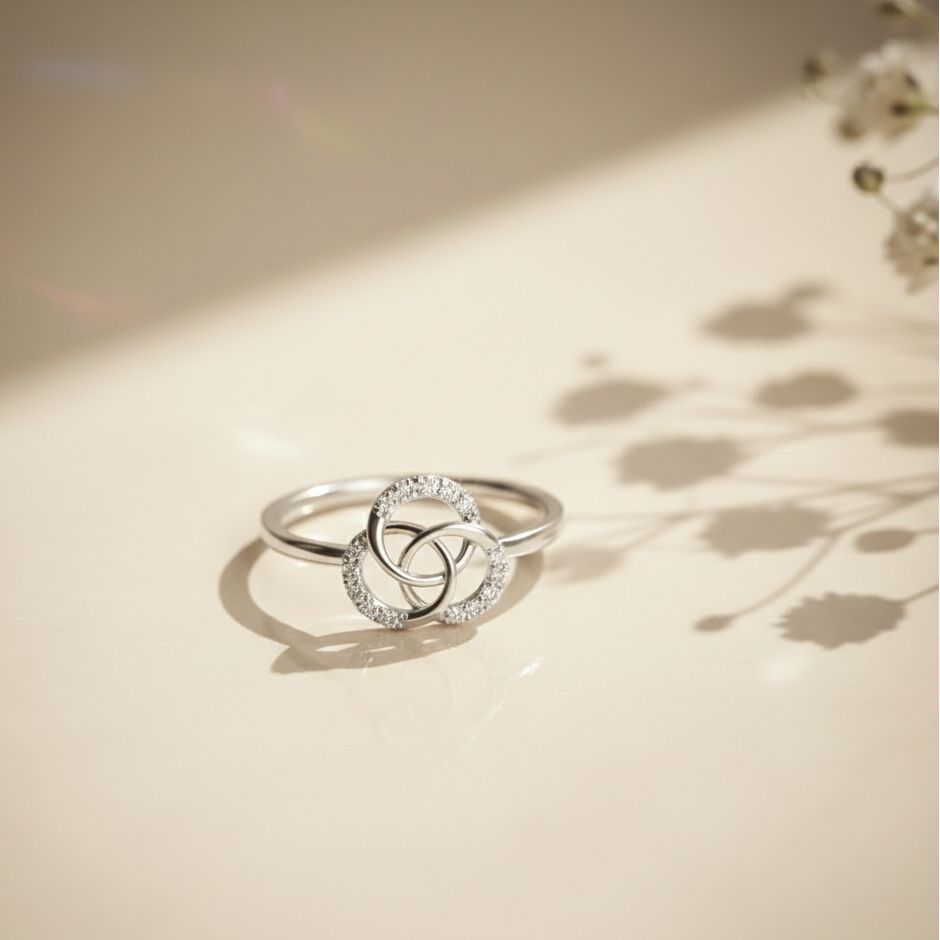 Avani Silver Ring for Women