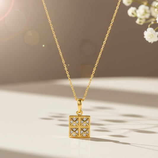 GOLD LIRA PENDANT