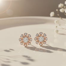 Load image into Gallery viewer, Floral Bloom Sterling Silver Earrings for Her