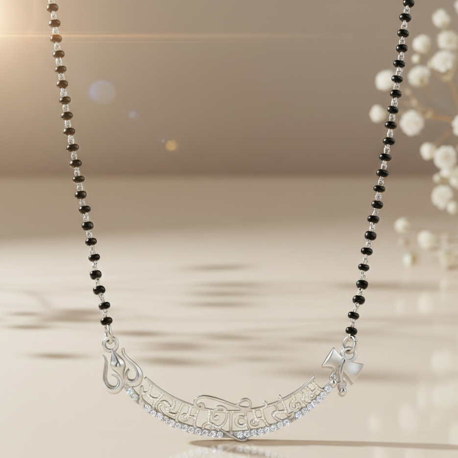Silver Satyam Shivam Sundaram Mangalsutra