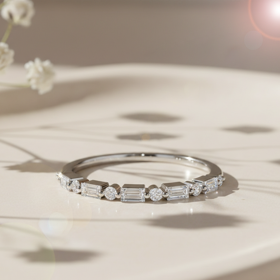 Gauri Silver Ring for Women