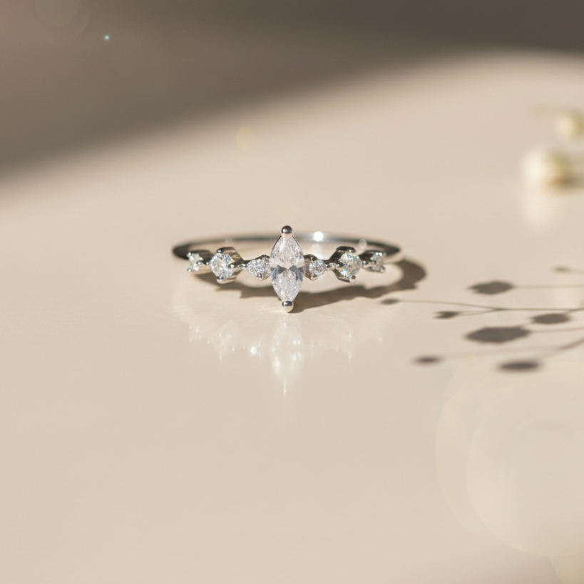 Janya Silver Ring for Women