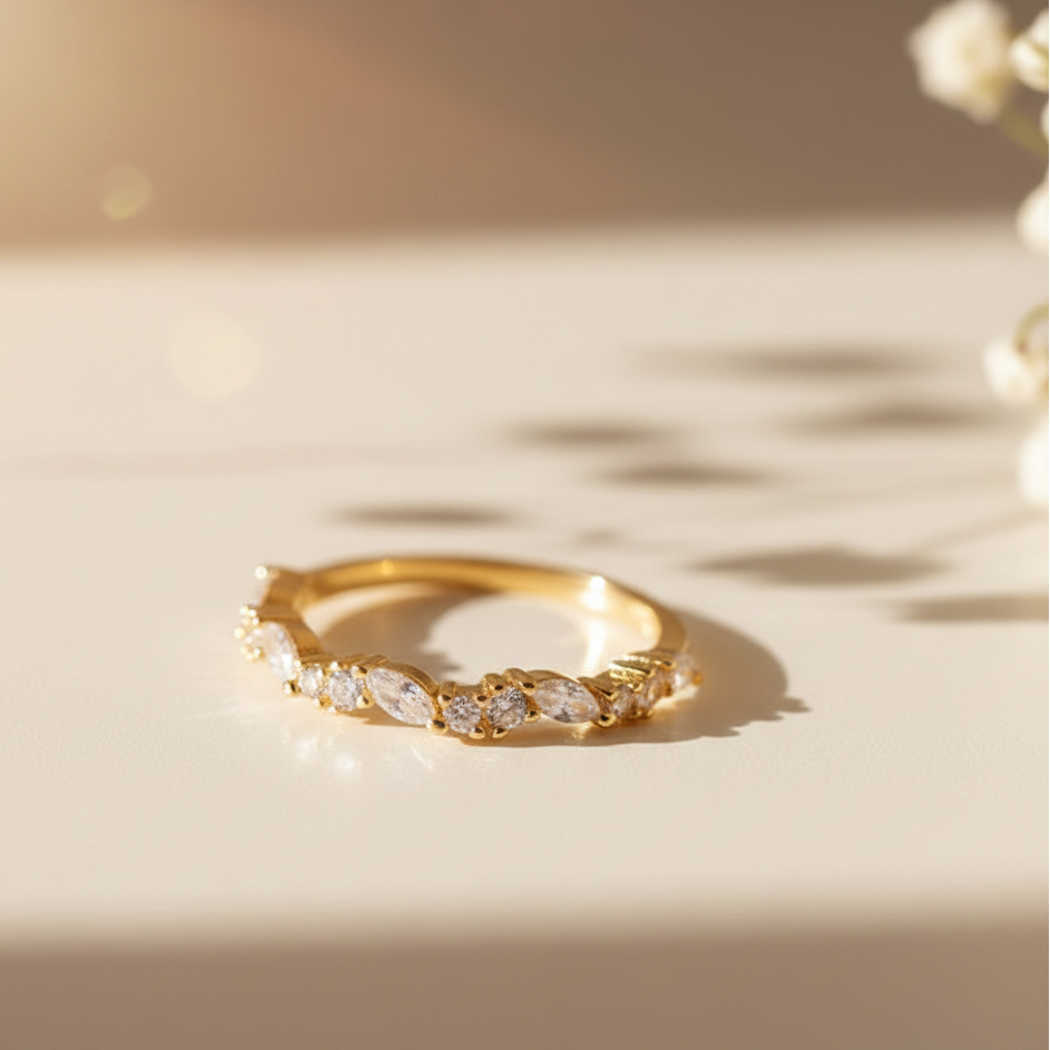 Lipika Silver Ring for Women