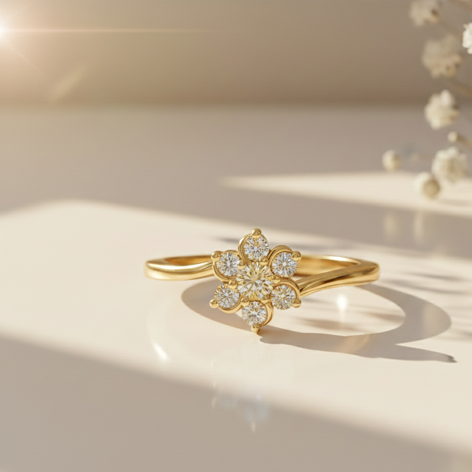 Nakshatra Silver Ring for Women