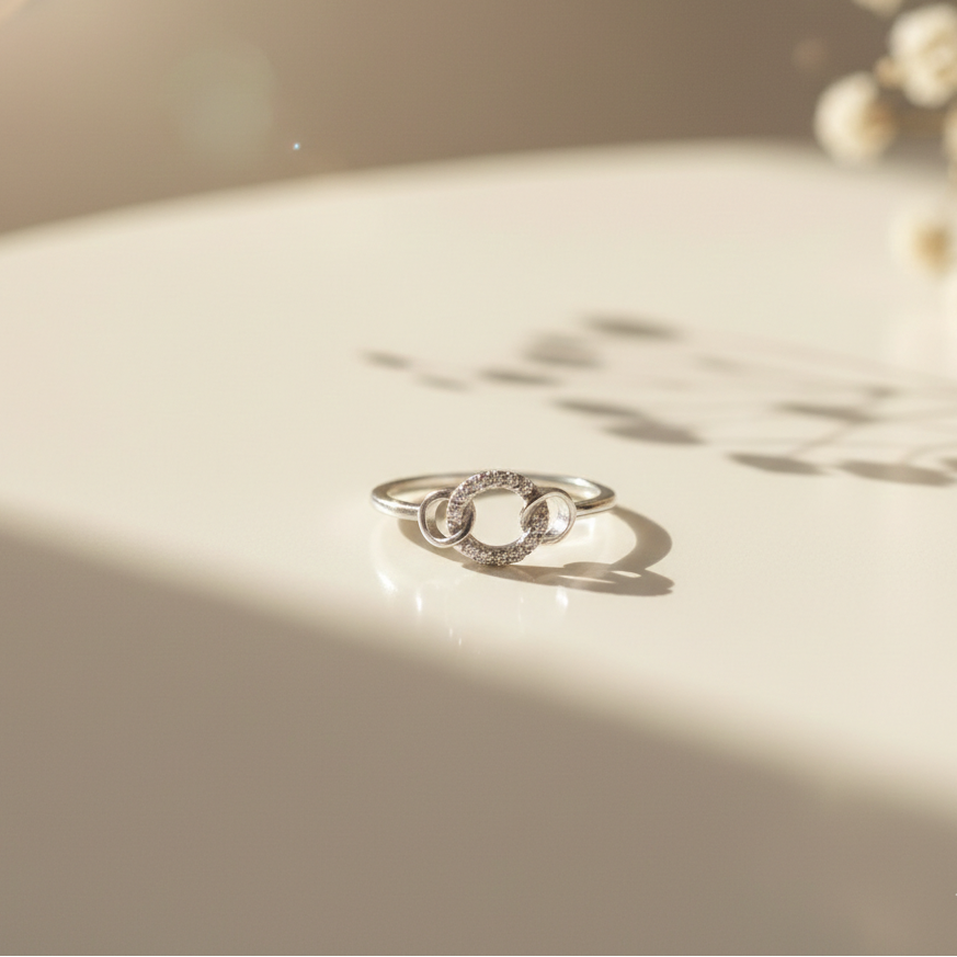 Ishwari Silver Ring for Women