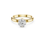 Ira Spark Solitaire 01 ct Moissanite Diamond Ring for her