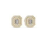 Kavya Silver Moissanite Earring for Her