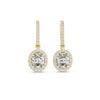 Kshama Silver Moissanite Dangler Earring for Her