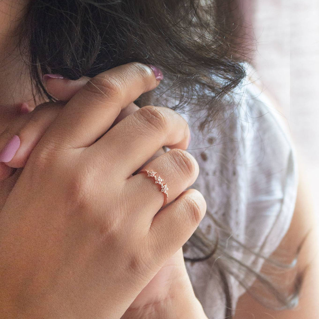 Amulya Silver Ring for Women