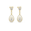 Maitreyi Silver Moissanite Dangler Earring for Her