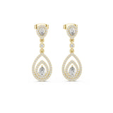 Maitreyi Silver Moissanite Dangler Earring for Her
