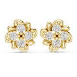 Medha Silver Moissanite Earring for Her
