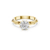 Myra Solitaire Moissanite Diamond Ring for Her