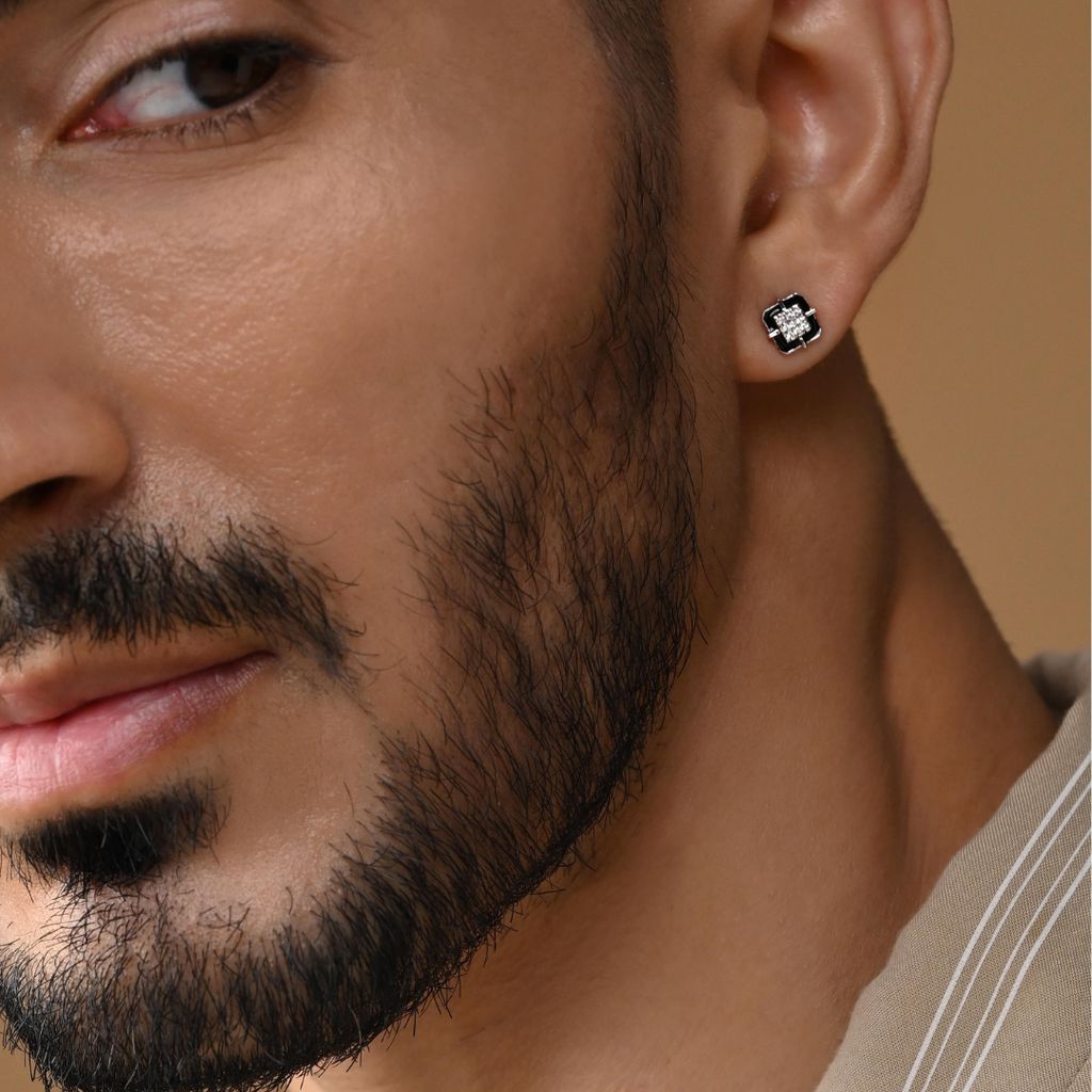Ear Piercing Earrings For Men Without Piercing Neo Ear Silver Stud