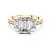 Naina 2.5ct Emerald Moissanite Solitaire Diamond Ring for her