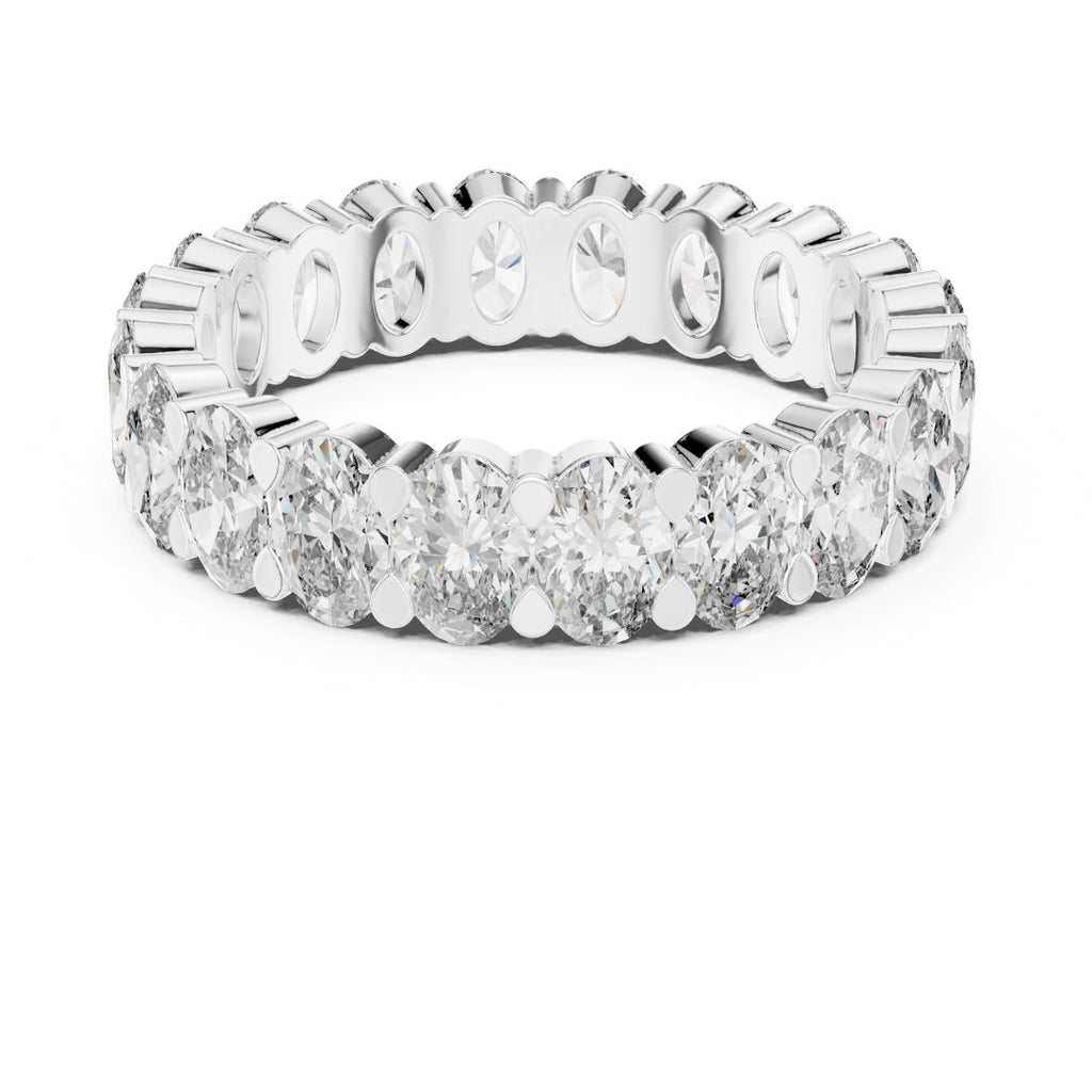 moissanite Diamond ring with a white background