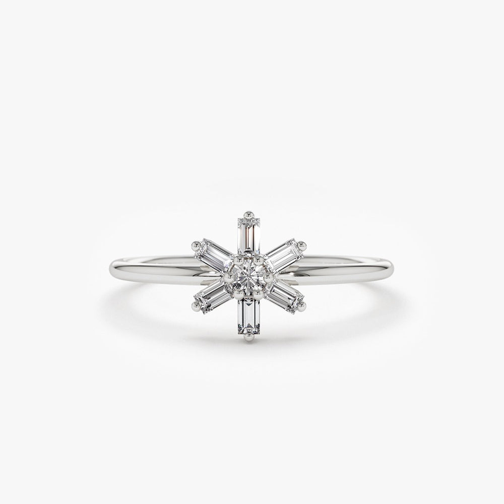 Vedika Silver Ring for Women